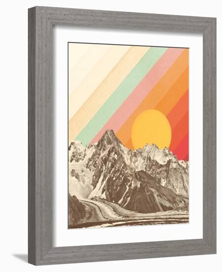 Mountainscape 1-Florent Bodart-Framed Giclee Print