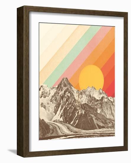 Mountainscape 1-Florent Bodart-Framed Giclee Print