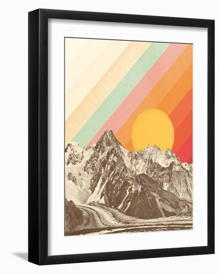 Mountainscape 1-Florent Bodart-Framed Giclee Print