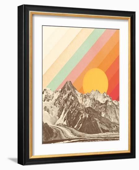 Mountainscape 1-Florent Bodart-Framed Giclee Print