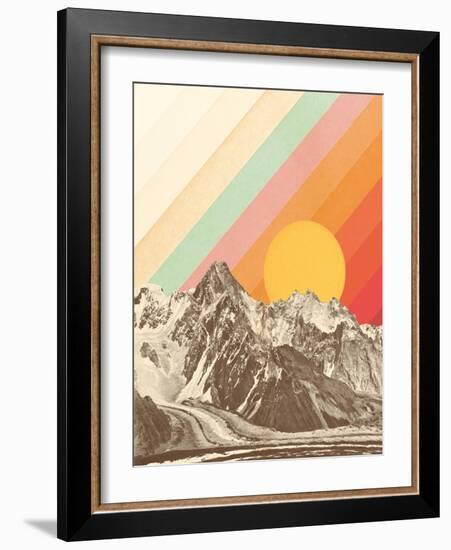 Mountainscape 1-Florent Bodart-Framed Giclee Print