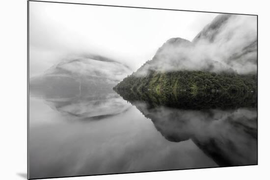 Mountainside Reflections-Nathan Secker-Mounted Giclee Print