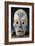 Mounted Head Representing Death, from Vanuatu, 11th-19th Century (Painted Clay)-null-Framed Giclee Print