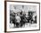 Mounted Police Clashing with Strikers, Outside an Electrical Plant in Philadelphia-null-Framed Photo