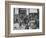 Mounted police disperse a crowd, Union Square, New York City, USA, late 19th or early 20th century-Unknown-Framed Photographic Print