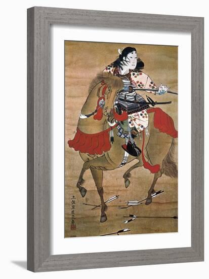 Mounted Samurai-null-Framed Giclee Print