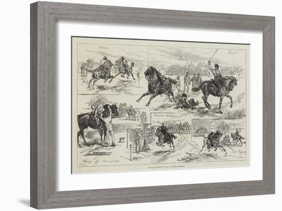 Mounted Sports of the Woolwich Garrison-Charles Robinson-Framed Giclee Print