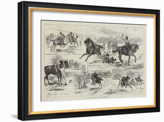 Mounted Sports of the Woolwich Garrison-Charles Robinson-Framed Giclee Print