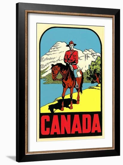 Mountie Decal-null-Framed Art Print