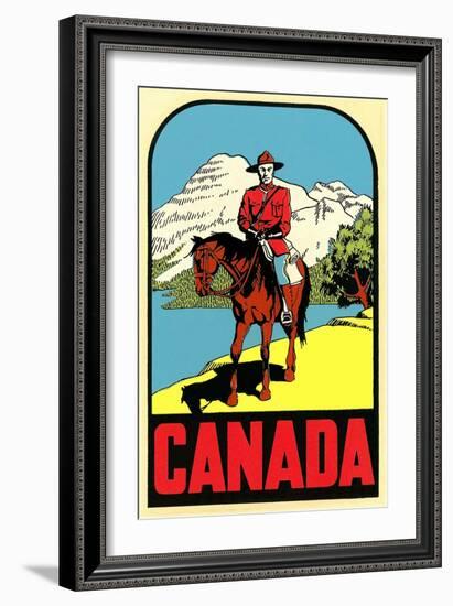 Mountie Decal-null-Framed Art Print