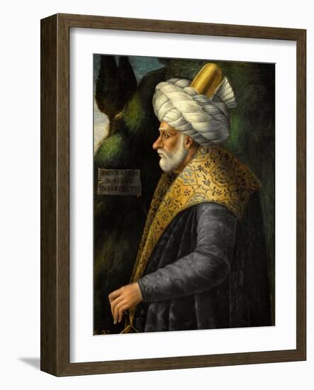 Mourad Ier - Portrait of Sultan Murad I (1326-1389) Par Anonymous, 17Th Century - Oil on Canvas, 10-Anonymous Anonymous-Framed Giclee Print