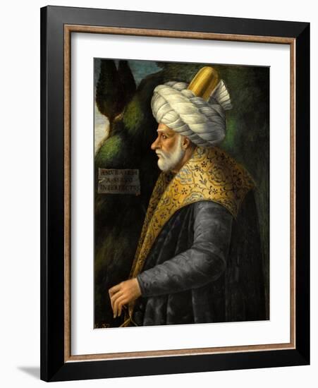 Mourad Ier - Portrait of Sultan Murad I (1326-1389) Par Anonymous, 17Th Century - Oil on Canvas, 10-Anonymous Anonymous-Framed Giclee Print