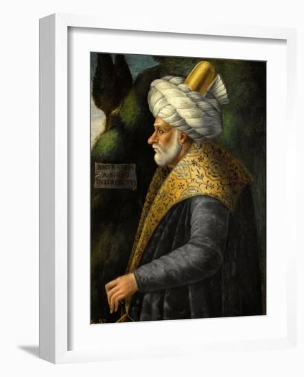 Mourad Ier - Portrait of Sultan Murad I (1326-1389) Par Anonymous, 17Th Century - Oil on Canvas, 10-Anonymous Anonymous-Framed Giclee Print