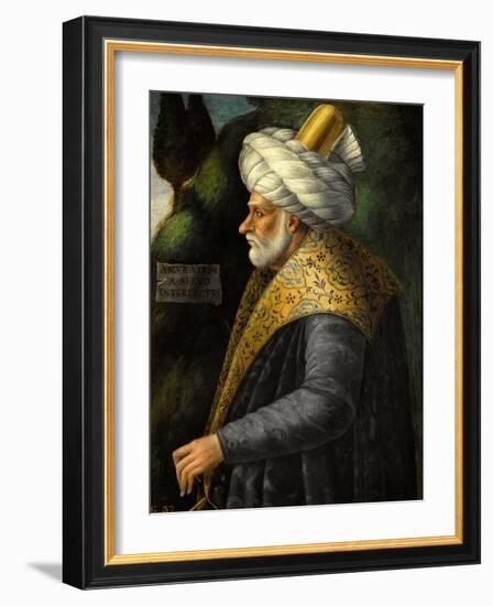 Mourad Ier - Portrait of Sultan Murad I (1326-1389) Par Anonymous, 17Th Century - Oil on Canvas, 10-Anonymous Anonymous-Framed Giclee Print