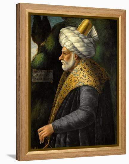 Mourad Ier - Portrait of Sultan Murad I (1326-1389) Par Anonymous, 17Th Century - Oil on Canvas, 10-Anonymous Anonymous-Framed Premier Image Canvas