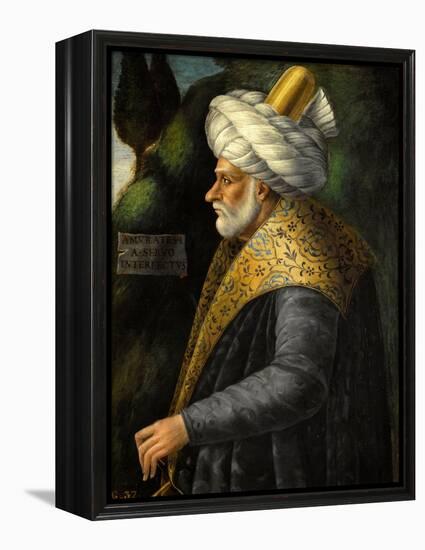 Mourad Ier - Portrait of Sultan Murad I (1326-1389) Par Anonymous, 17Th Century - Oil on Canvas, 10-Anonymous Anonymous-Framed Premier Image Canvas