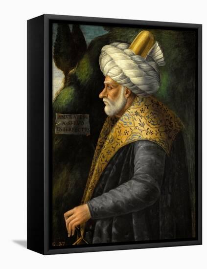 Mourad Ier - Portrait of Sultan Murad I (1326-1389) Par Anonymous, 17Th Century - Oil on Canvas, 10-Anonymous Anonymous-Framed Premier Image Canvas