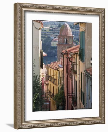 Moure Place, Old Town, Collioure, Roussillon, Cote Vermeille, France, Europe-Thouvenin Guy-Framed Photographic Print