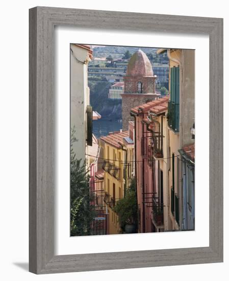 Moure Place, Old Town, Collioure, Roussillon, Cote Vermeille, France, Europe-Thouvenin Guy-Framed Photographic Print