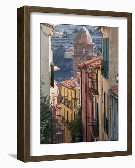 Moure Place, Old Town, Collioure, Roussillon, Cote Vermeille, France, Europe-Thouvenin Guy-Framed Photographic Print