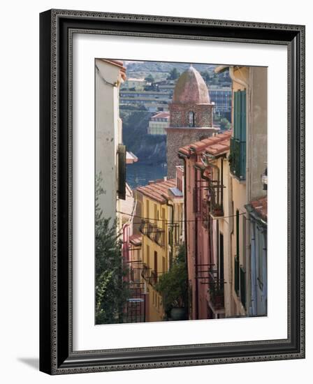 Moure Place, Old Town, Collioure, Roussillon, Cote Vermeille, France, Europe-Thouvenin Guy-Framed Photographic Print