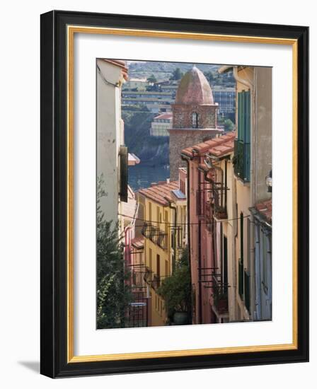 Moure Place, Old Town, Collioure, Roussillon, Cote Vermeille, France, Europe-Thouvenin Guy-Framed Photographic Print