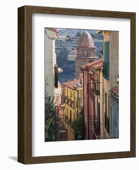 Moure Place, Old Town, Collioure, Roussillon, Cote Vermeille, France, Europe-Thouvenin Guy-Framed Photographic Print