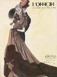 L'Officiel, July-August 1945 - Chapeau de Rosé Valois-Mourgue-Framed Art Print
