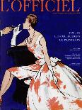 L'Officiel, July-August 1945 - Chapeau de Rosé Valois-Mourgue-Framed Art Print