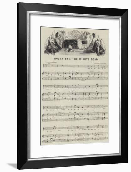 Mourn for the Mighty Dead-null-Framed Giclee Print