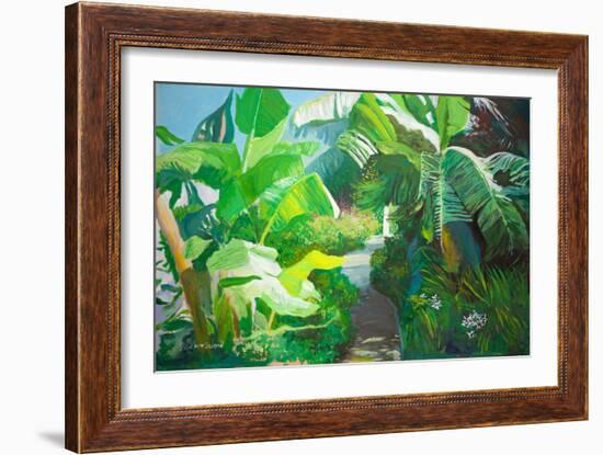 Mourne Rouge, Grenada (Oil on Board)-William Ireland-Framed Giclee Print