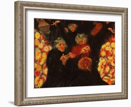 Mourning, 1910-Umberto Boccioni-Framed Giclee Print