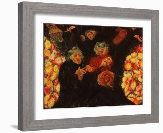 Mourning, 1910-Umberto Boccioni-Framed Giclee Print