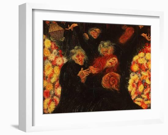 Mourning, 1910-Umberto Boccioni-Framed Giclee Print