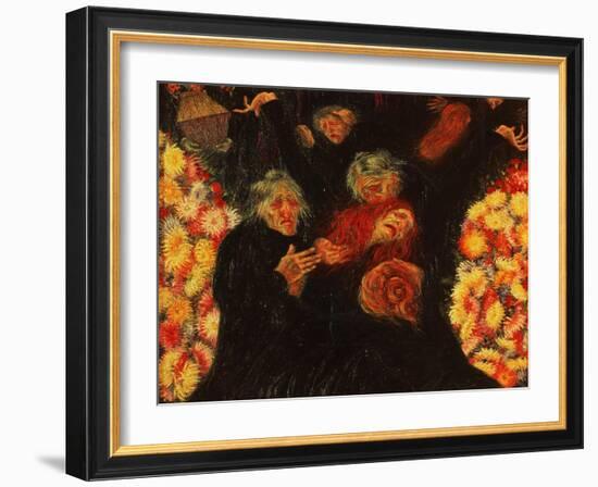 Mourning, 1910-Umberto Boccioni-Framed Giclee Print