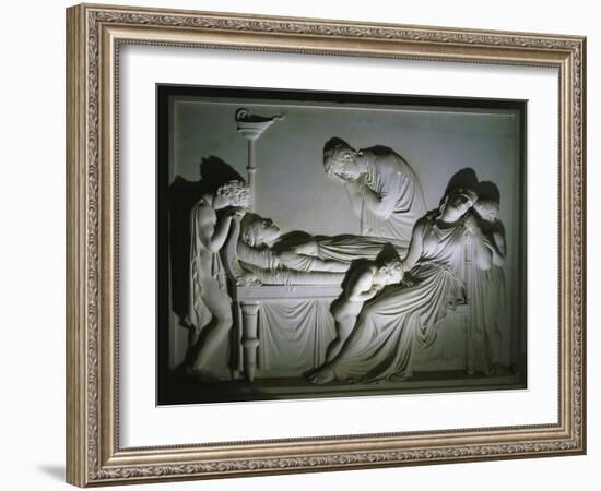 Mourning of Countess De Haro-Antonio Canova-Framed Giclee Print