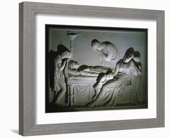 Mourning of Countess De Haro-Antonio Canova-Framed Giclee Print