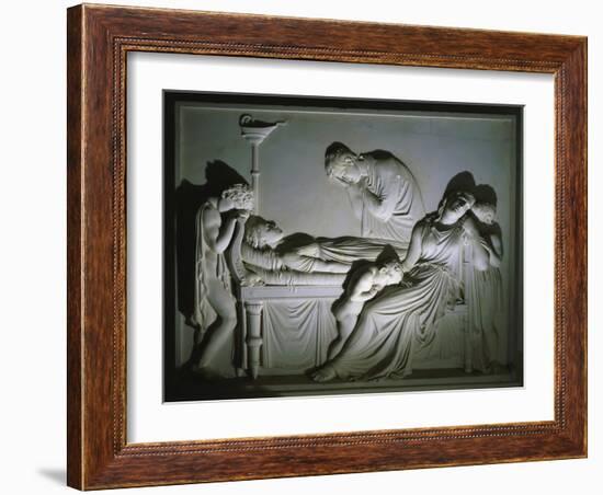 Mourning of Countess De Haro-Antonio Canova-Framed Giclee Print