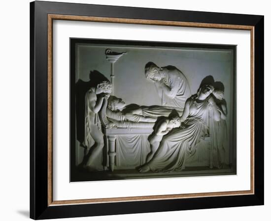 Mourning of Countess De Haro-Antonio Canova-Framed Giclee Print