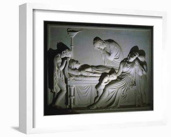 Mourning of Countess De Haro-Antonio Canova-Framed Giclee Print