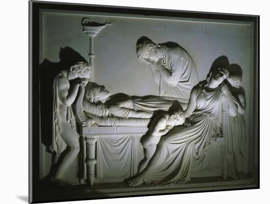 Mourning of Countess De Haro-Antonio Canova-Mounted Giclee Print