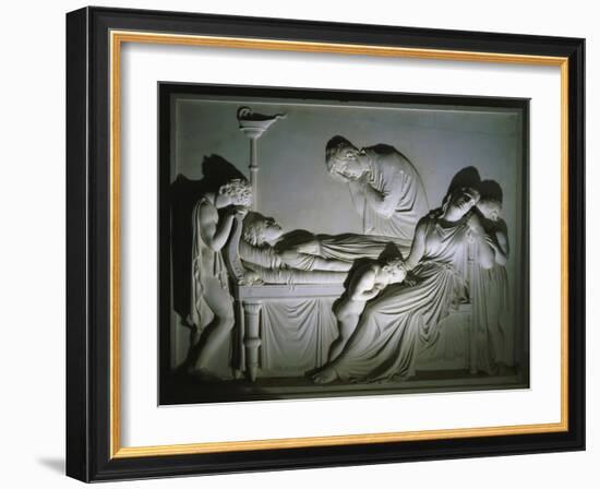 Mourning of Countess De Haro-Antonio Canova-Framed Giclee Print