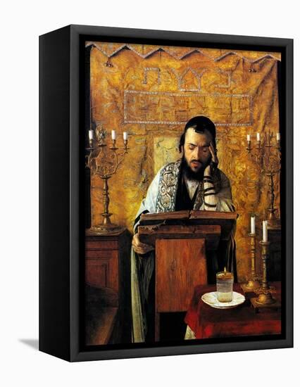 Mourning the Dead-Isidor Kaufmann-Framed Stretched Canvas