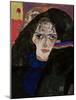 Mourning Woman, 1912-Egon Schiele-Mounted Giclee Print