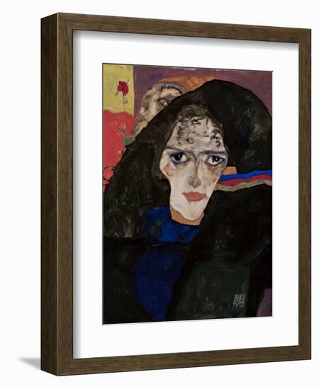 Mourning Woman, 1912-Egon Schiele-Framed Giclee Print