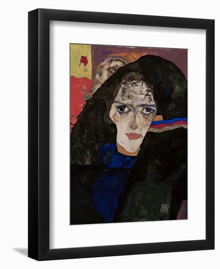 Mourning Woman, 1912-Egon Schiele-Framed Giclee Print