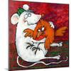 Mouse and Robin-Maylee Christie-Mounted Giclee Print