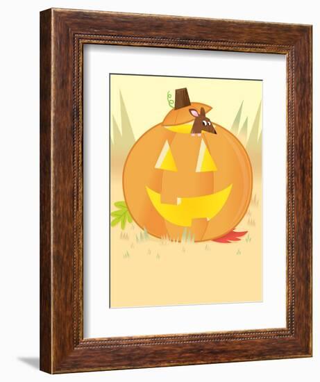 Mouse and the Creature - Humpty Dumpty-Rob McClurkan-Framed Giclee Print