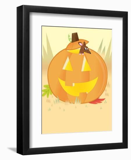 Mouse and the Creature - Humpty Dumpty-Rob McClurkan-Framed Giclee Print