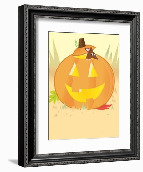 Mouse and the Creature - Humpty Dumpty-Rob McClurkan-Framed Giclee Print